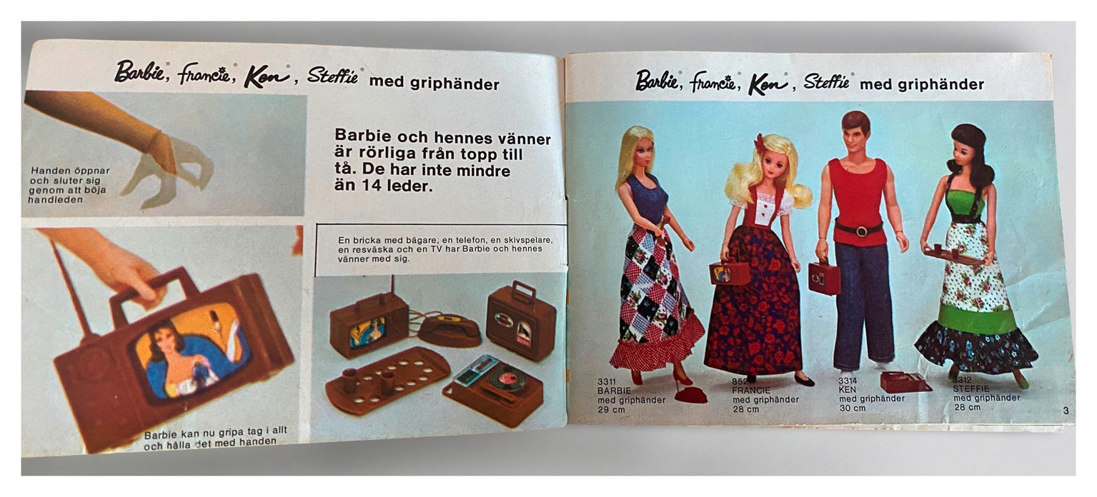 From 1972 Swedish Barbies Värld booklet