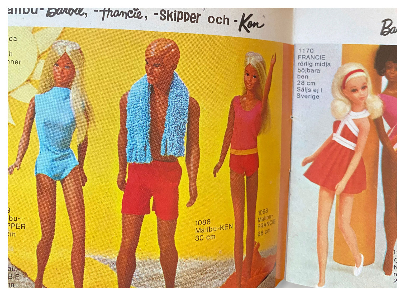 From 1972 Swedish Barbies Värld booklet