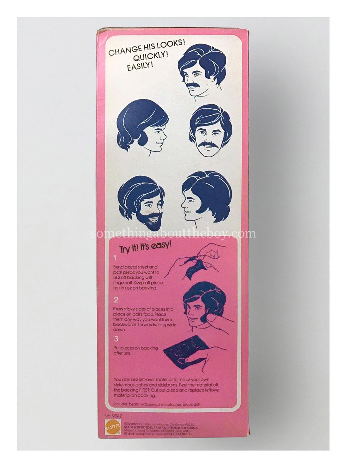 1976 #9342 The Now Look Ken original packaging