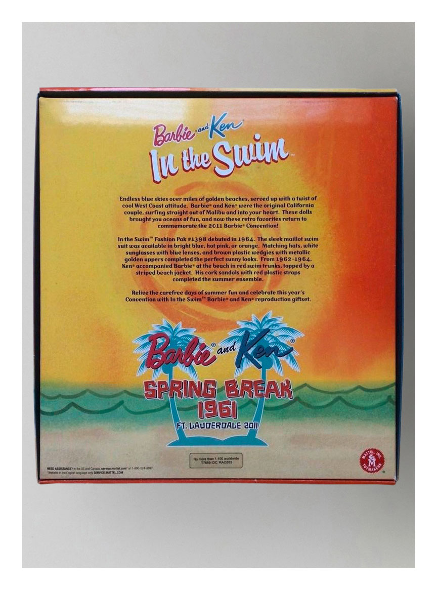 2011 In the Swim (Barbie Convention) original packaging