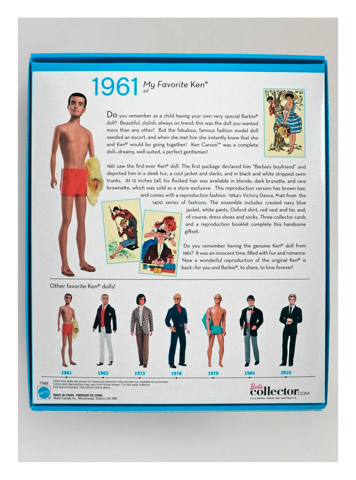 2011 My Favorite Ken (Ken 50th Anniversary) original packaging