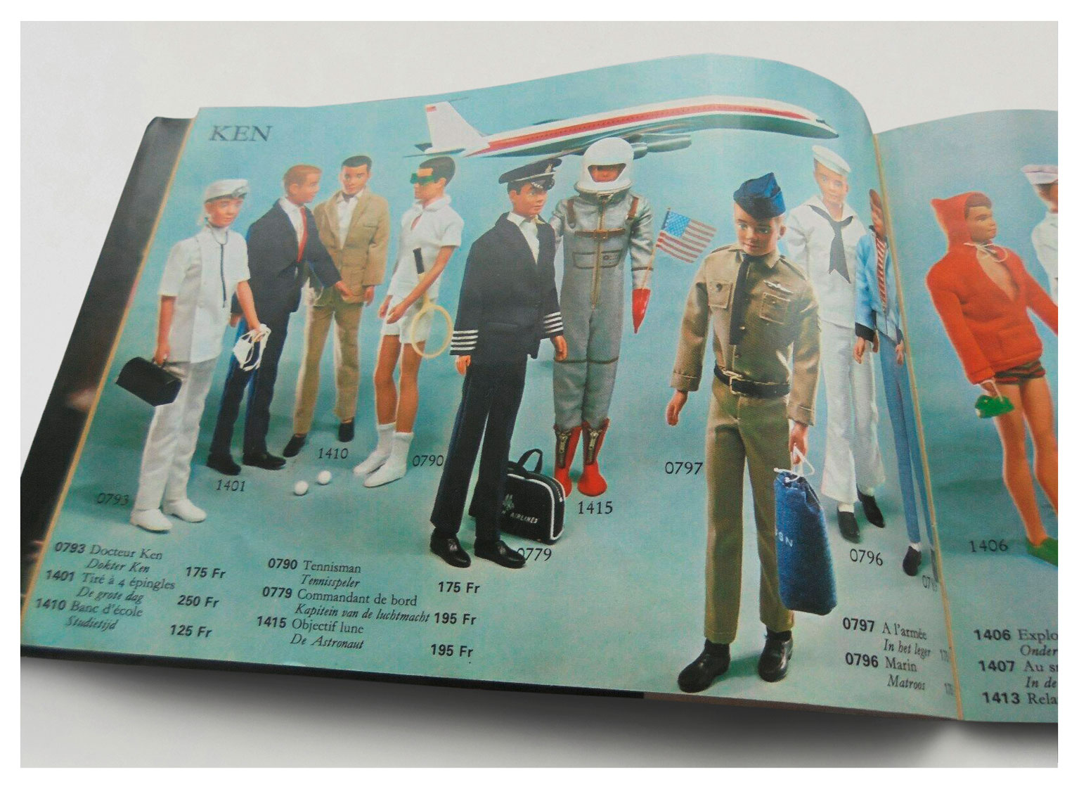 From 1967-68 Belgian Ebiex Mattel booklet