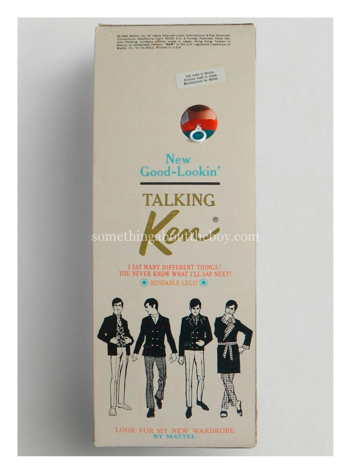 1970 #1111 Talking Ken original packaging