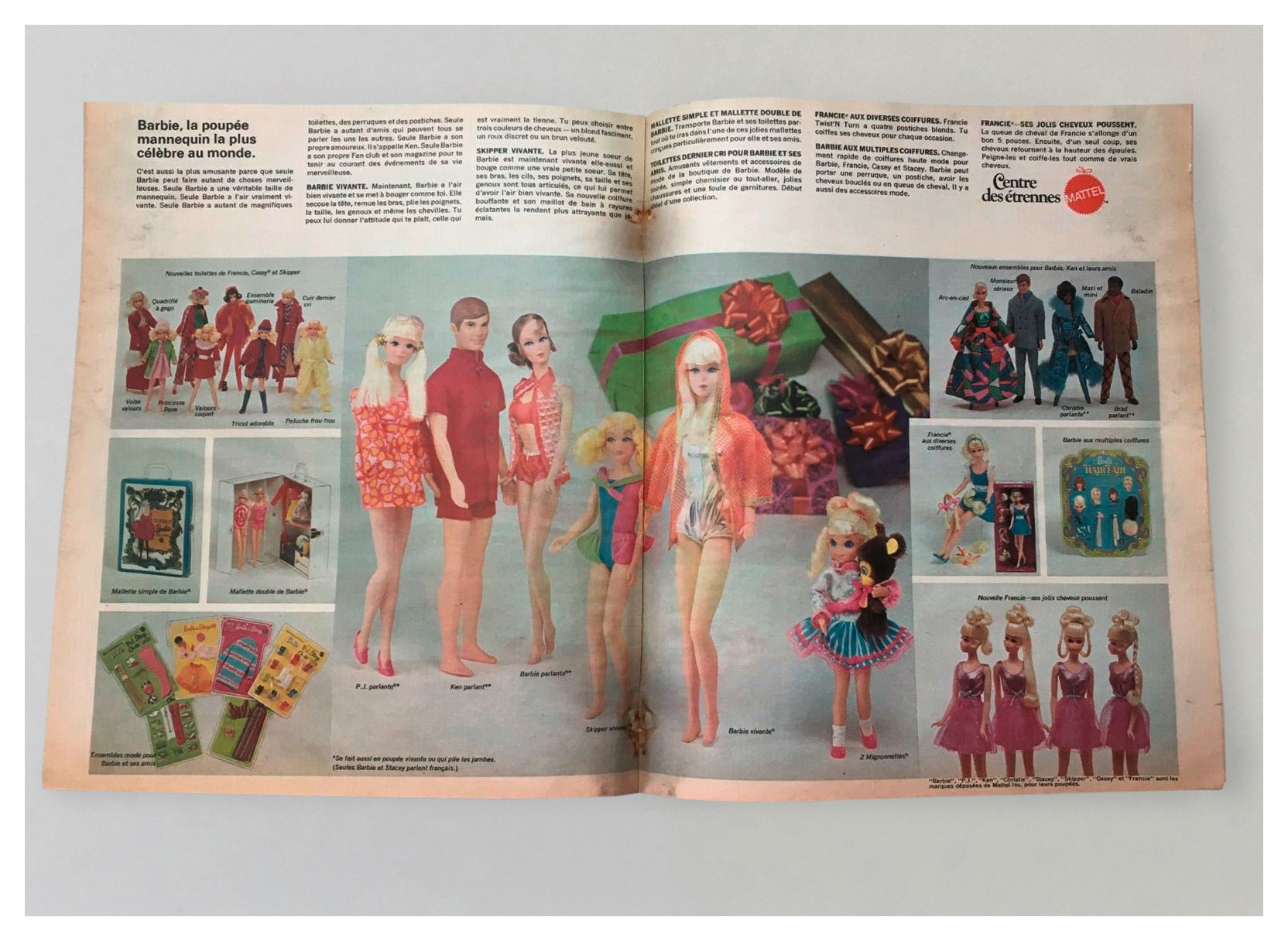From 1970 French Canadian Livre de Jouets Mattel (Supplement)