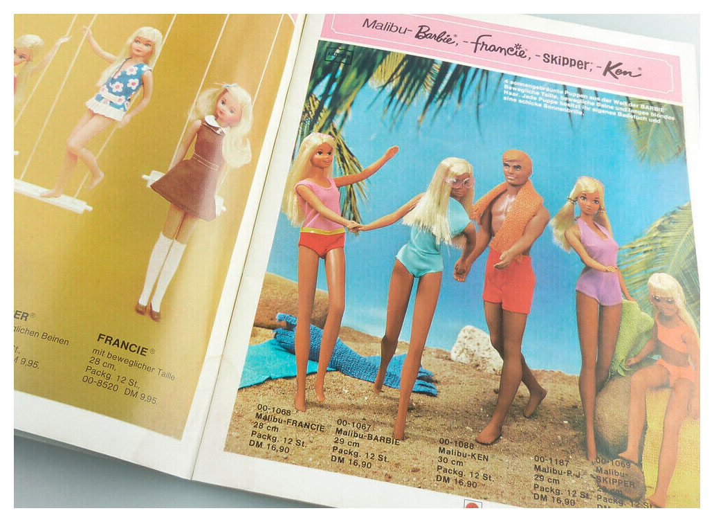 From German Mattel Spielzeug '73 catalogue