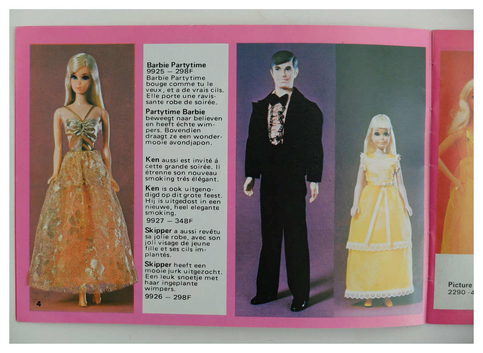 From 1978 Belgian Barbie booklet