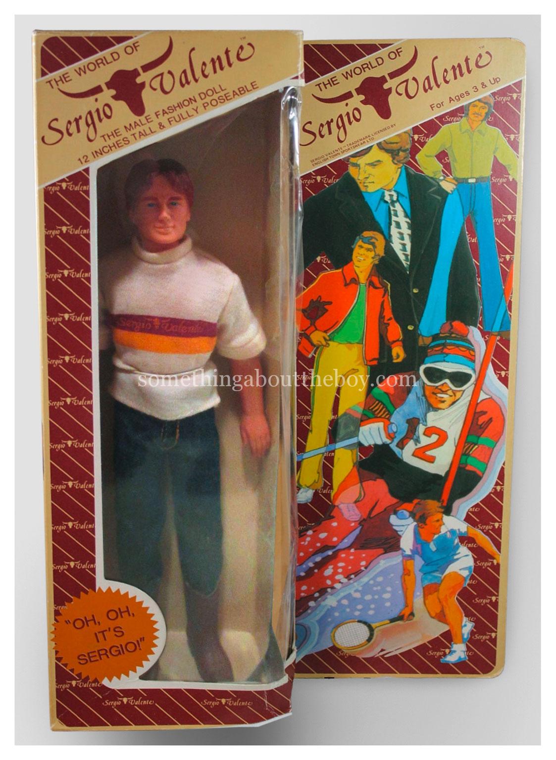 1982 Sergio Valente male fashion doll by Toy-Time Inc.