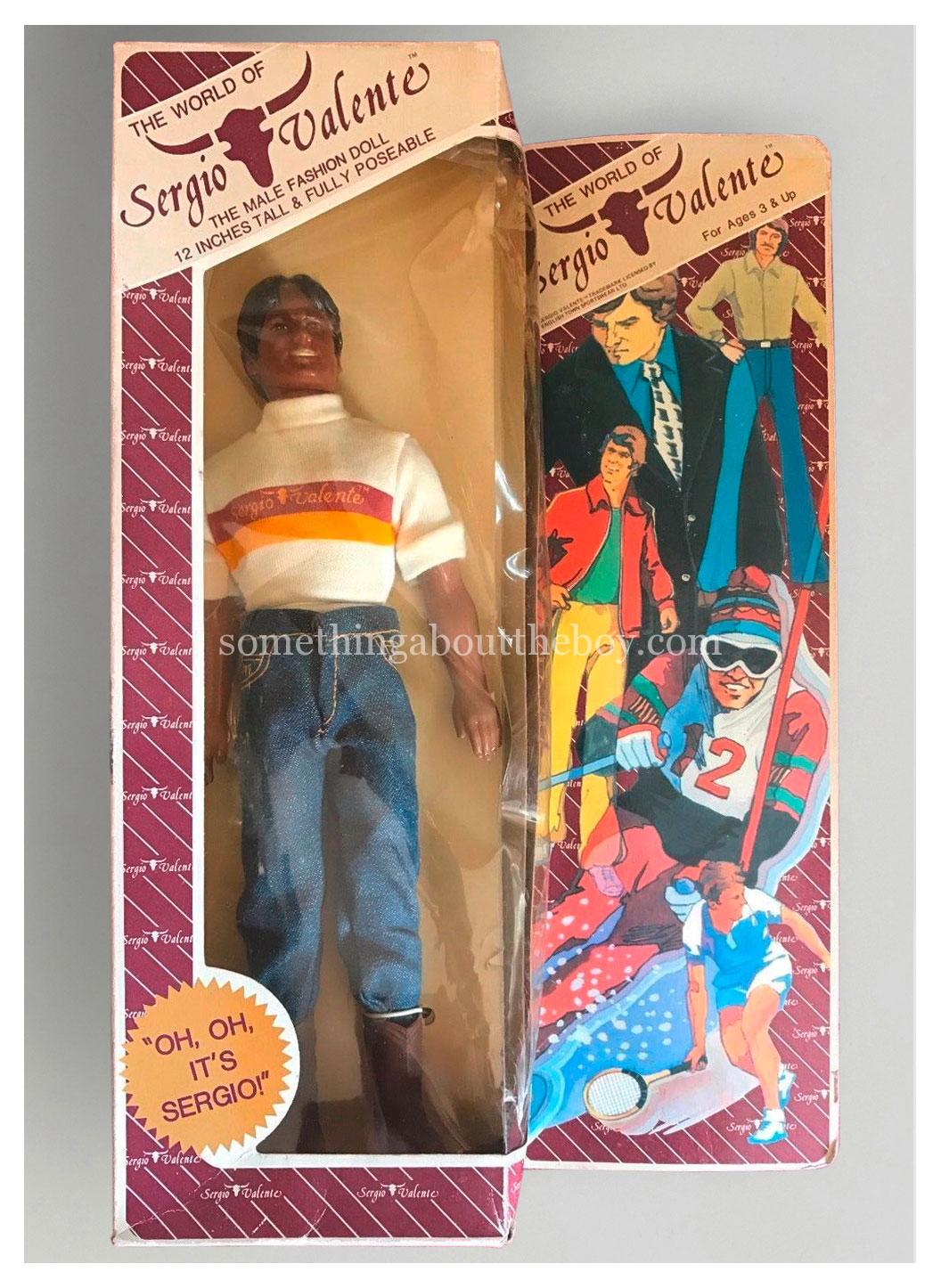 1982 Sergio Valente male fashion doll by Toy-Time Inc.