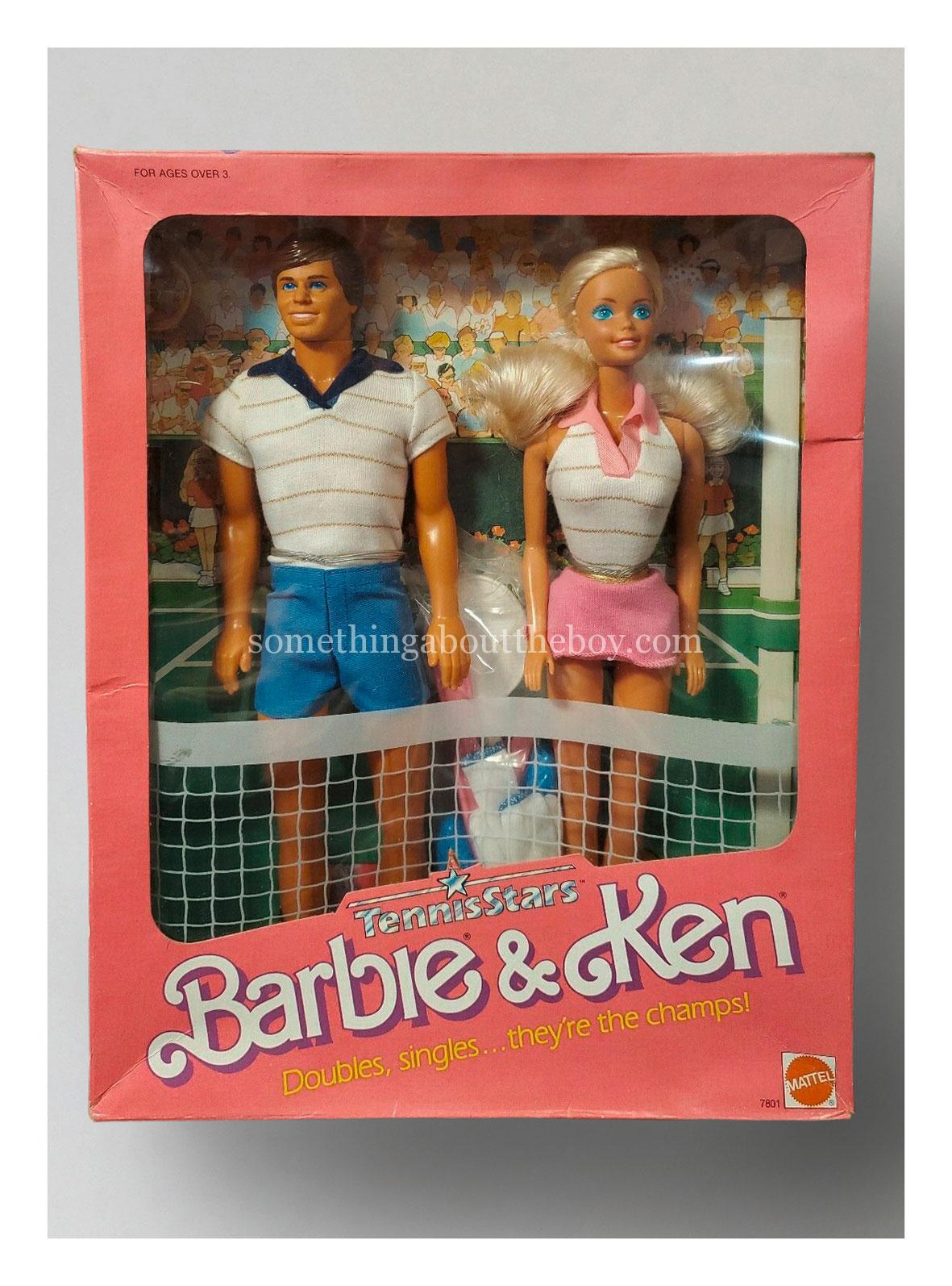 1988 #7801 Tennis Stars Barbie & Ken in original packaging