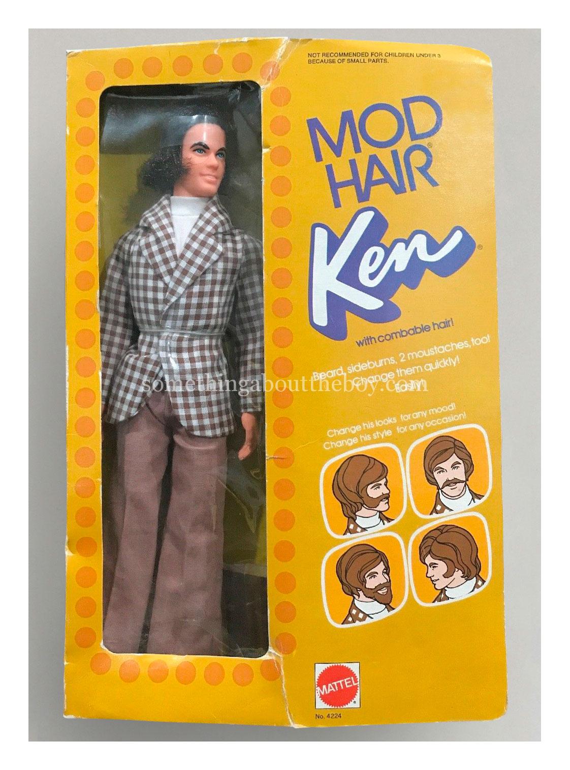 1973 #4224 Mod Hair Ken (Larger packaging made in Taiwan)