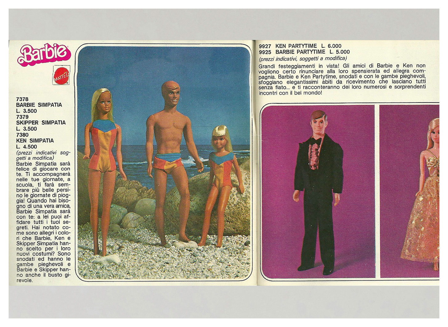 From 1977 Italian Barbie booklet