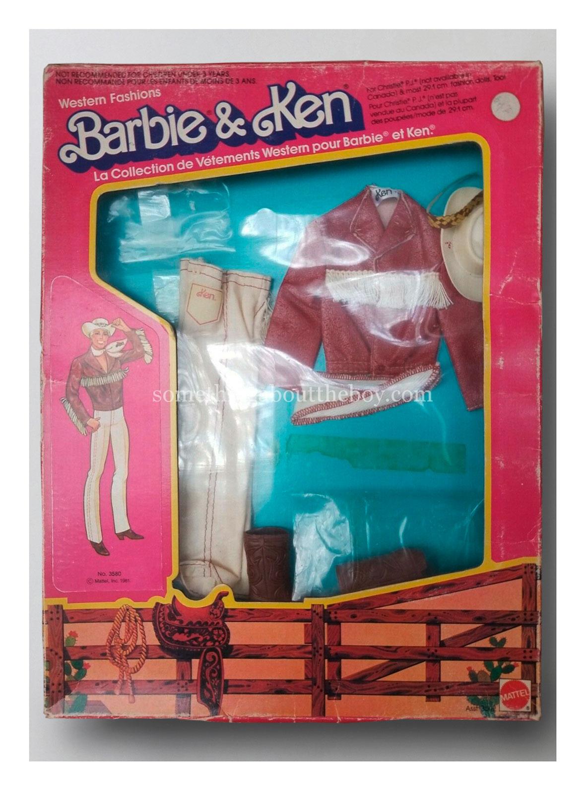 1982 Western Fashions #3580 in Canadian/European packaging