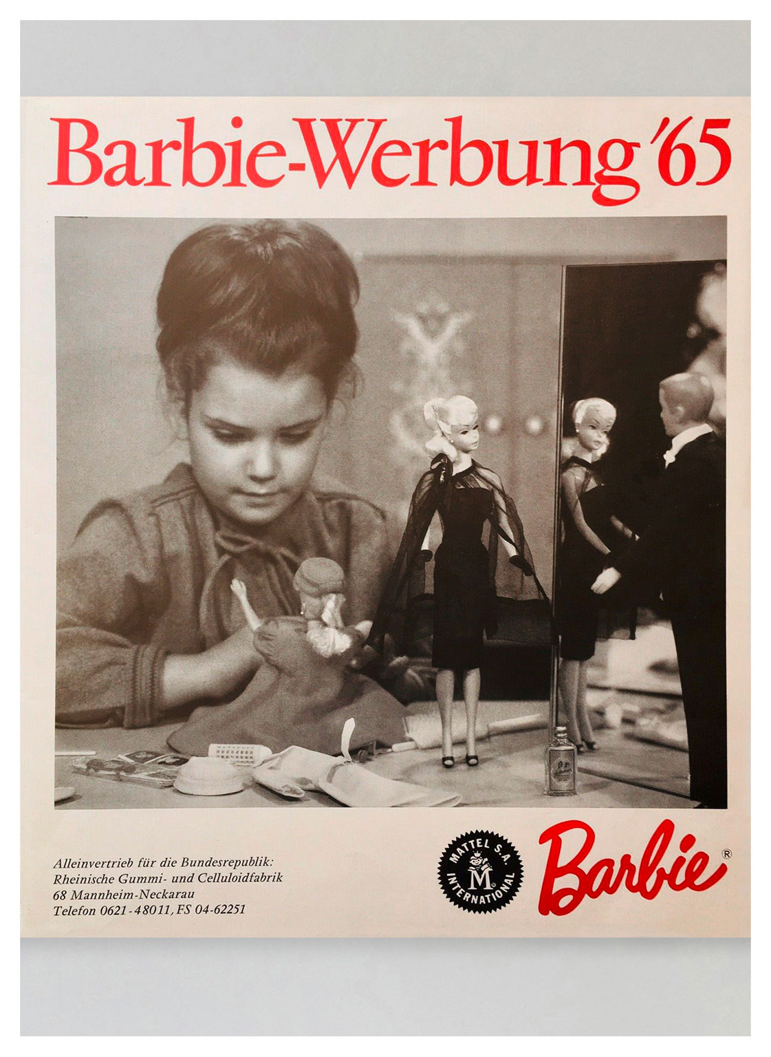1965 German Barbie-Werbung '65 dealer brochure