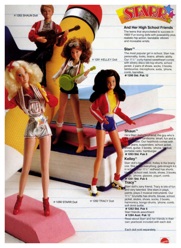 From 1981 Mattel Makes It Happen catalogue