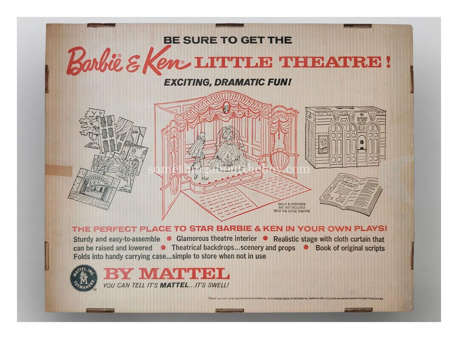 1964 #1018 Little Theatre Gift Set reverse