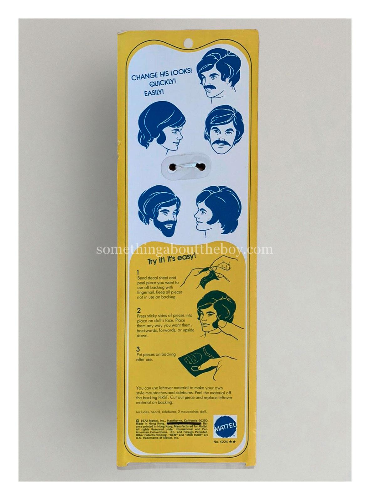 #4224 Mod Hair Ken (Slim packaging made in Hong Kong)