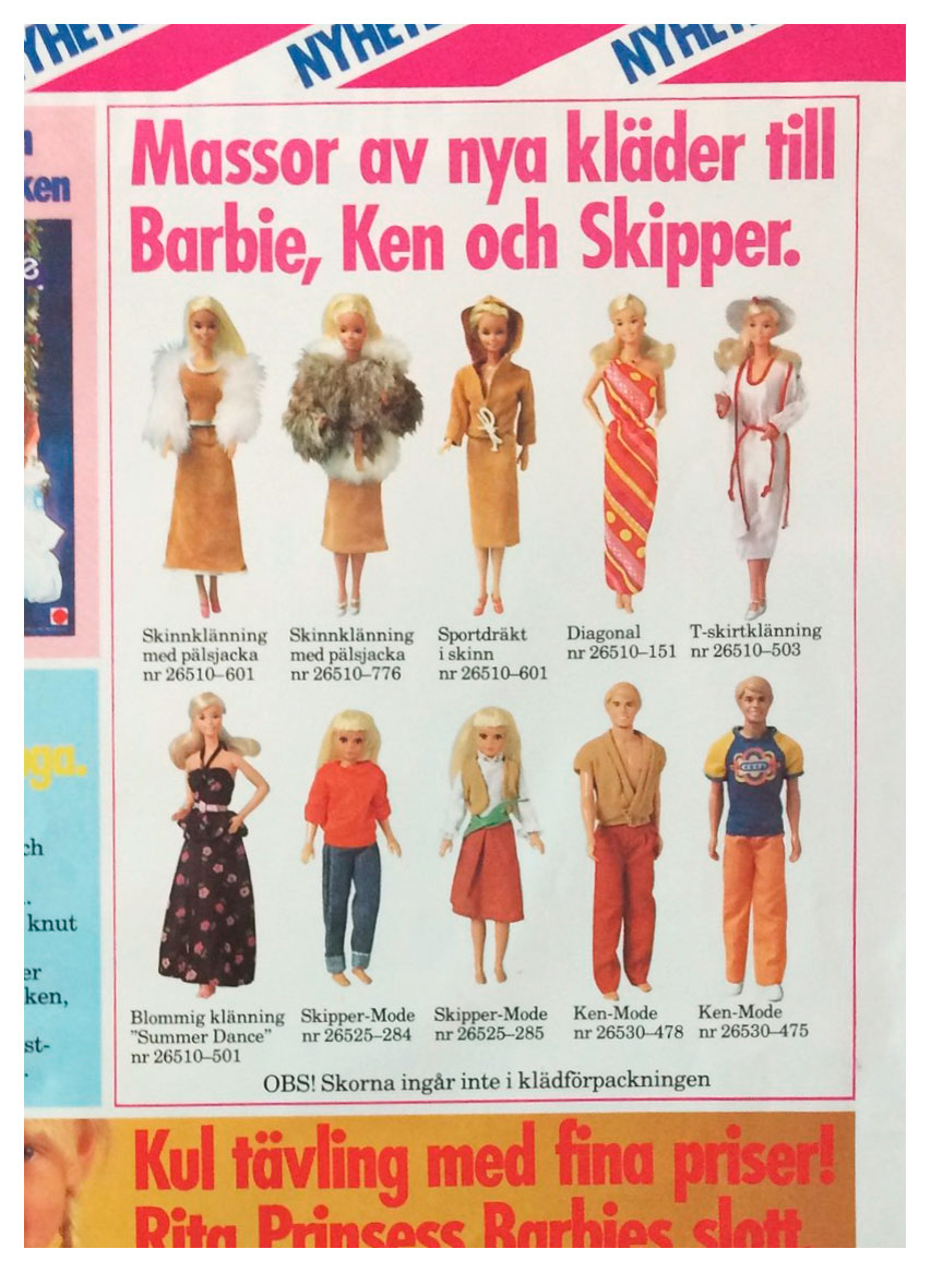 From 1980 Swedish Barbie Bladet 80