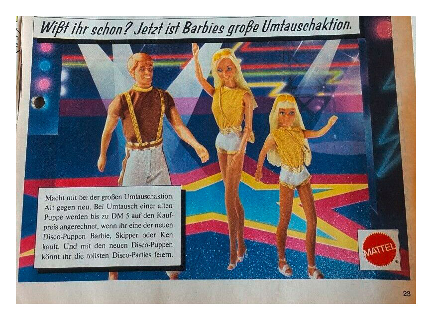 1981 German Disco Ken advertising