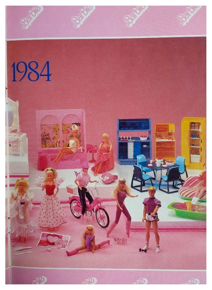 1984 Spanish Barbie booklet