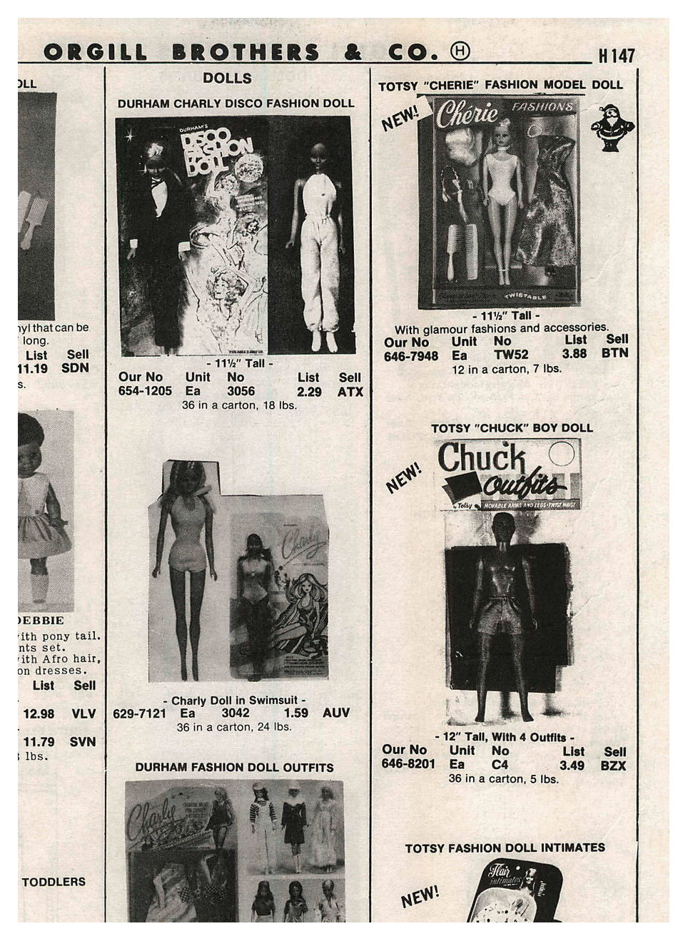 From 1980 Orgill catalogue