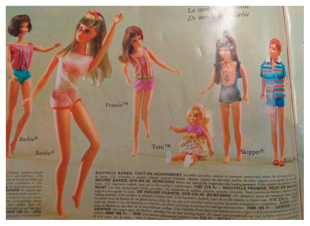 From 1967-68 Belgian Ebiex Mattel booklet