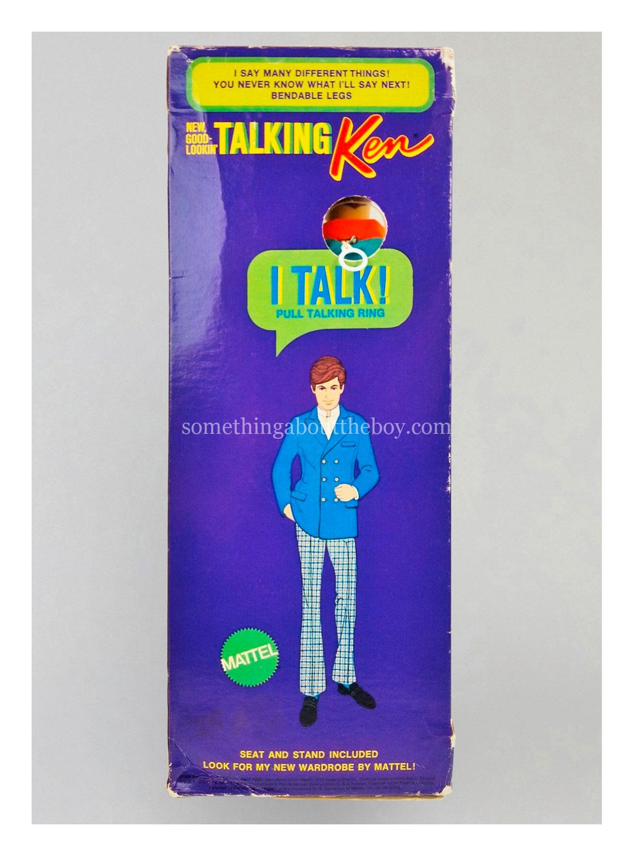 1970 #1111 New Good-Lookin' Talking Ken packaging