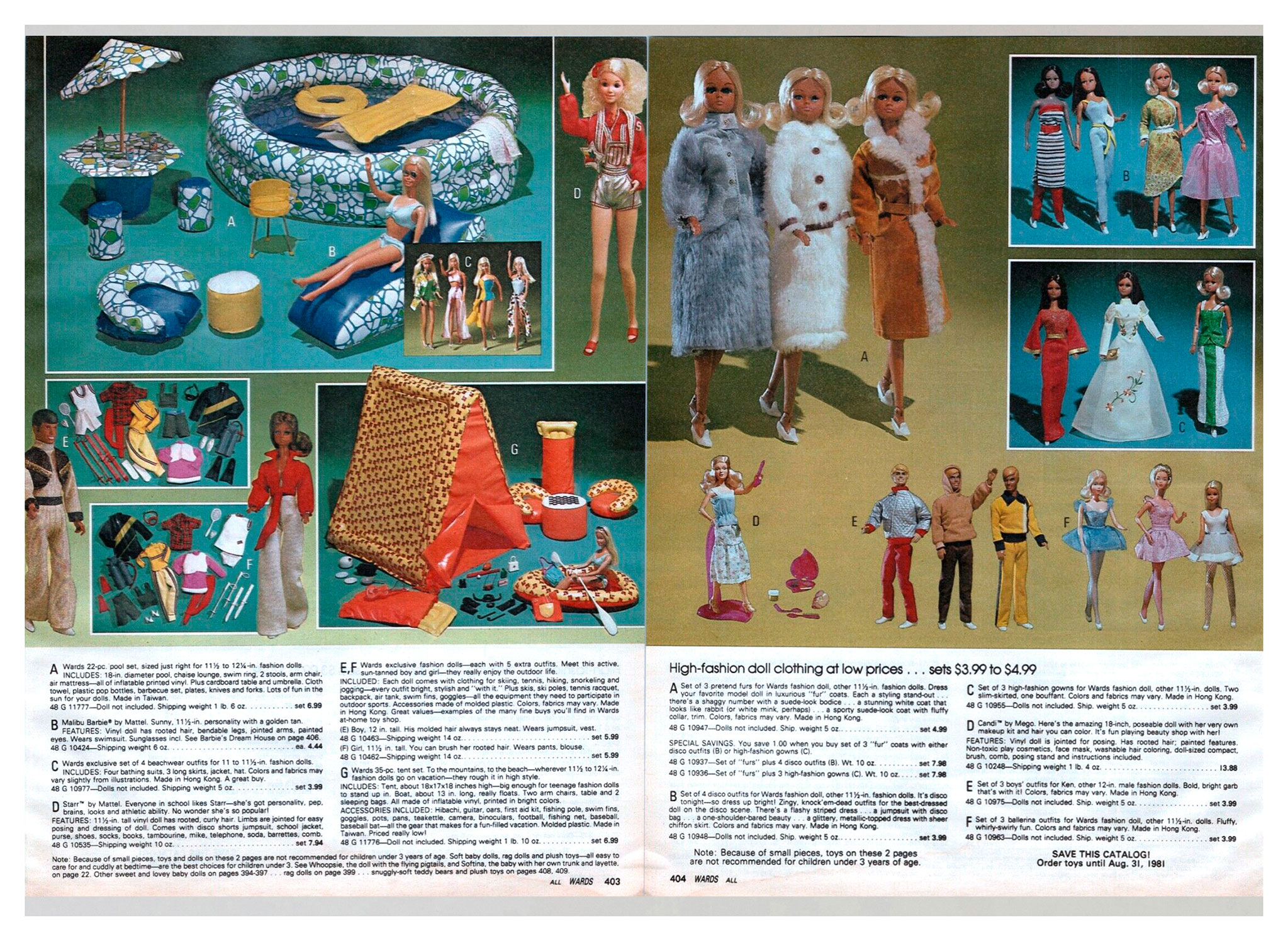 From 1980 Montgomery Ward Christmas catalogue