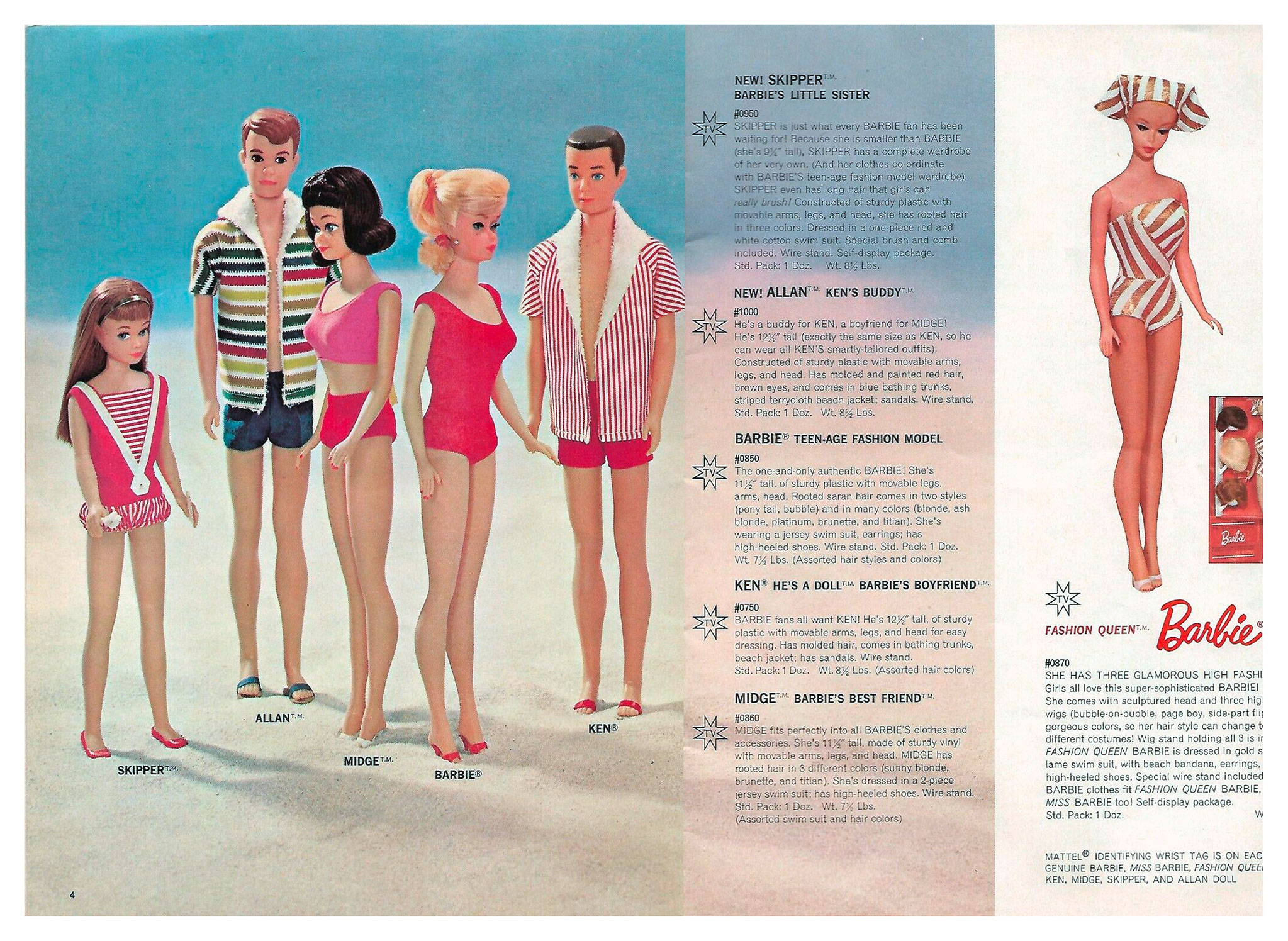 Barbie for Fall '64 catalogue