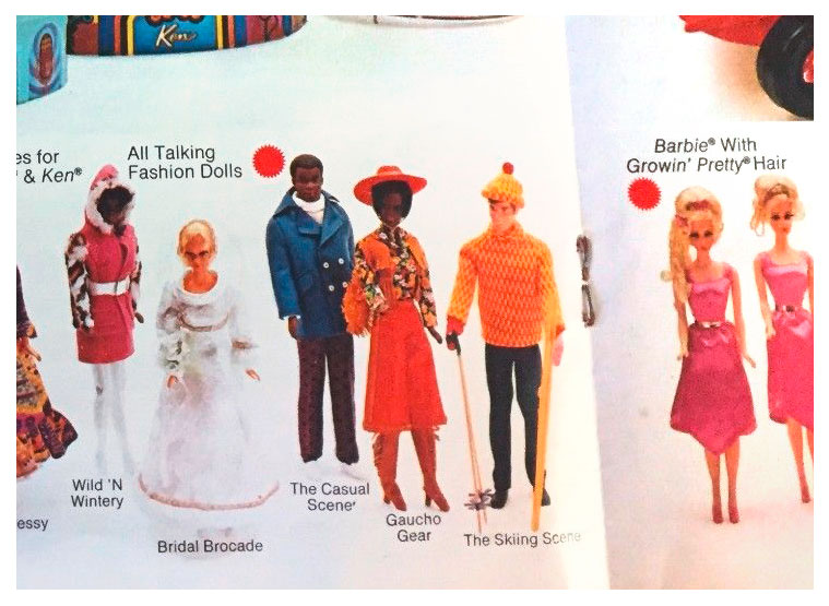 From 1971 Mattel Presents the Greatest Toy Show on Earth newspaper supplement