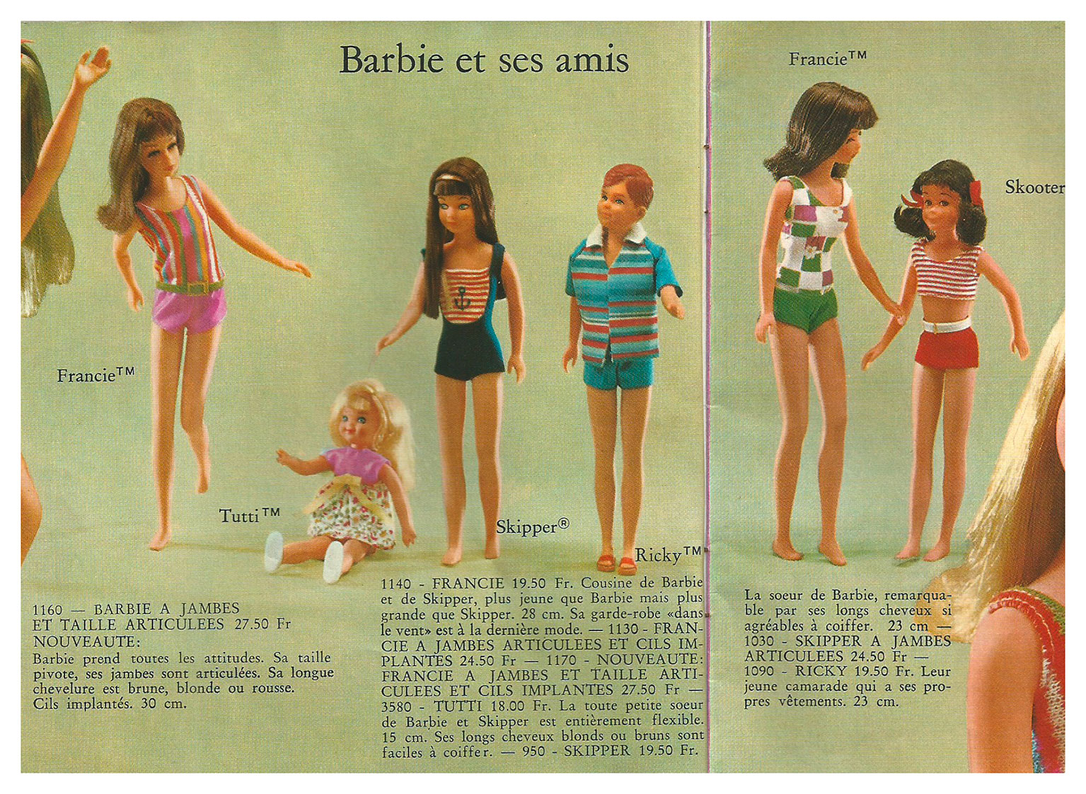 From 1967-68 French Mattel Jouets rationnels booklet
