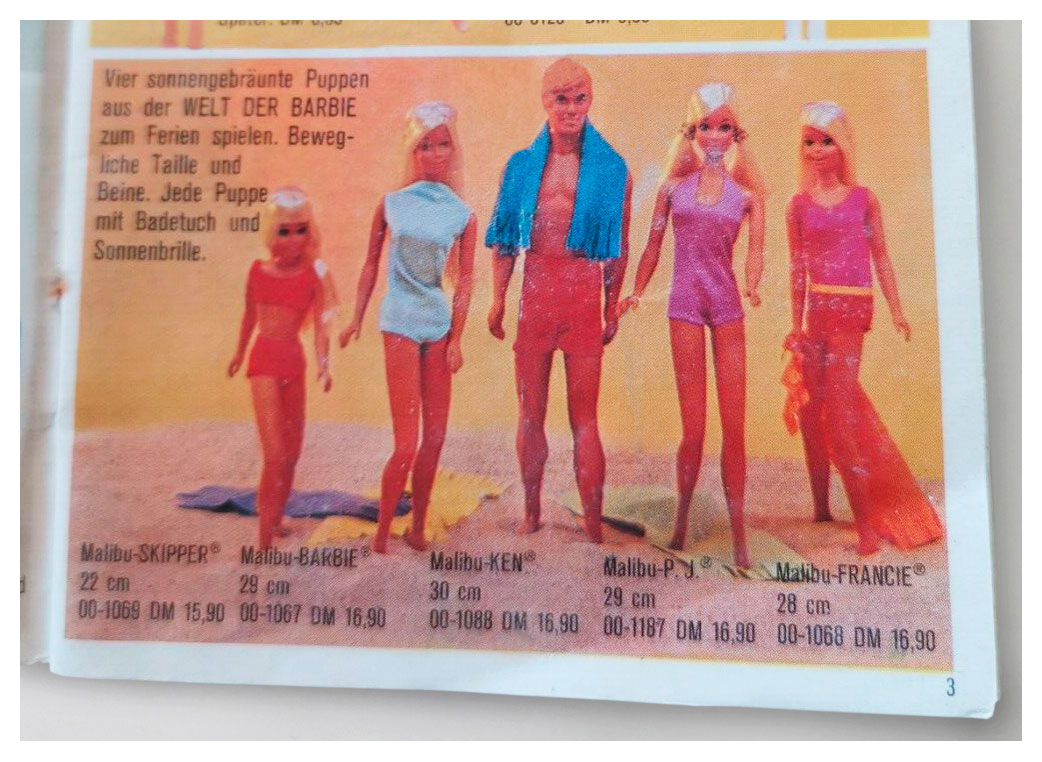 From 1973 German Barbie booklet