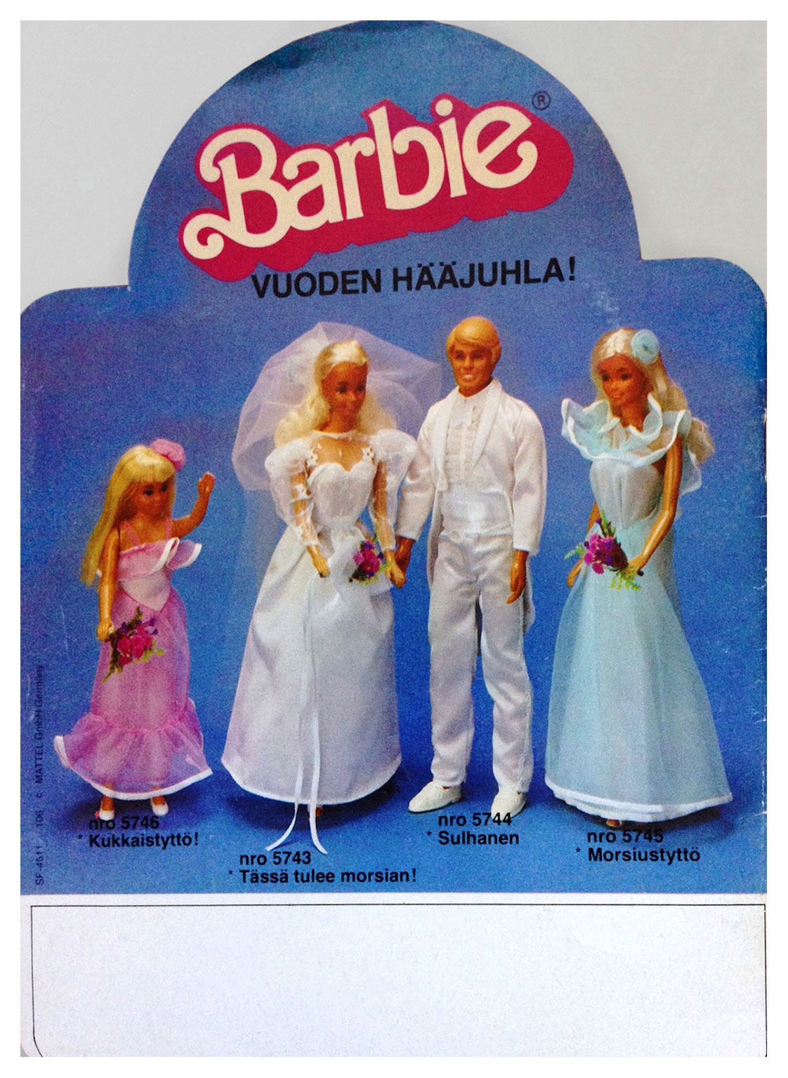 From 1983 Finnish Barbie booklet