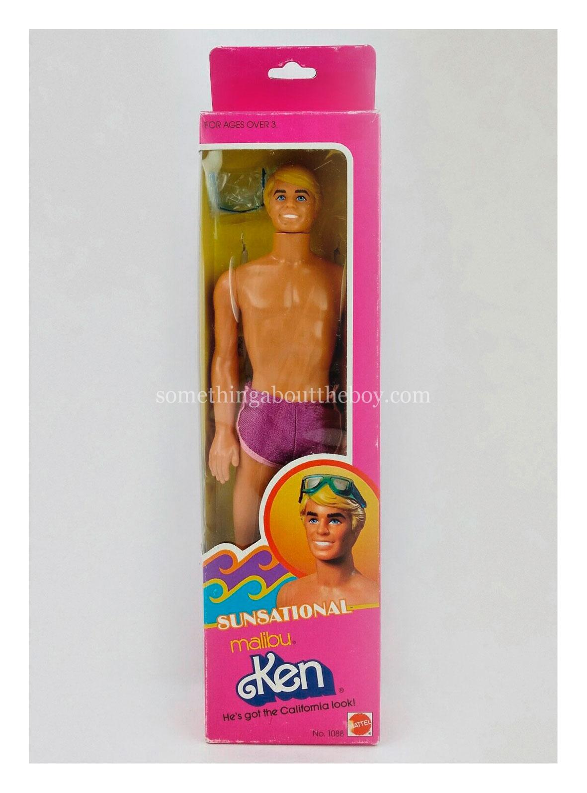 1982 #3849 Sunsational Malibu Ken in original packaging