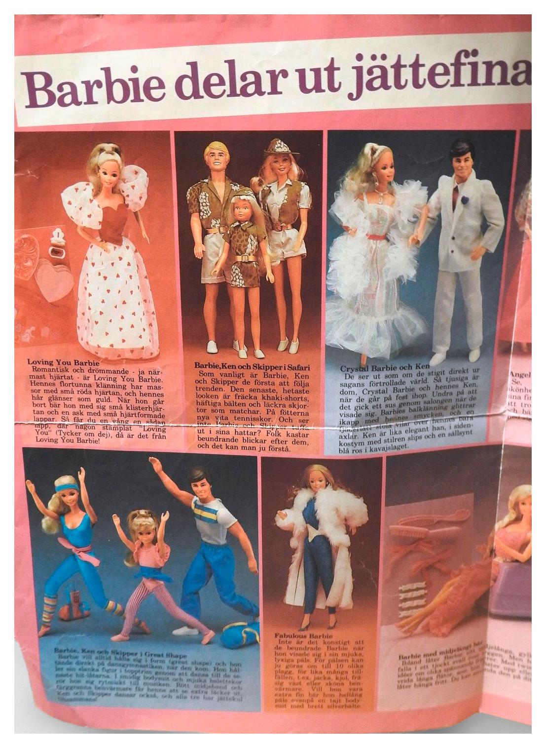 From 1984 Swedish Barbie brochure