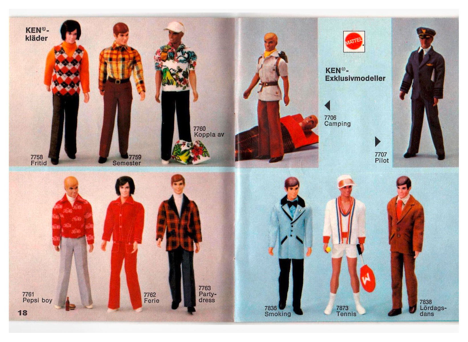 From 1974 Swedish Barbie booklet
