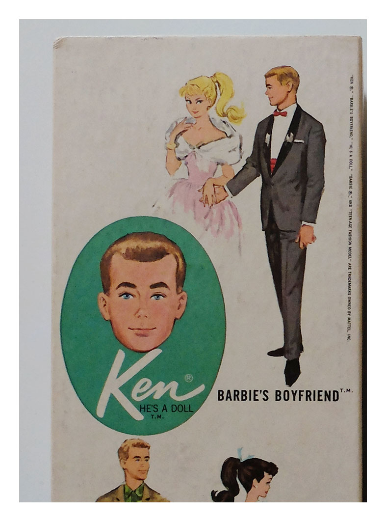 1963-64 #750 US-made Ken box imprint (front of lid)