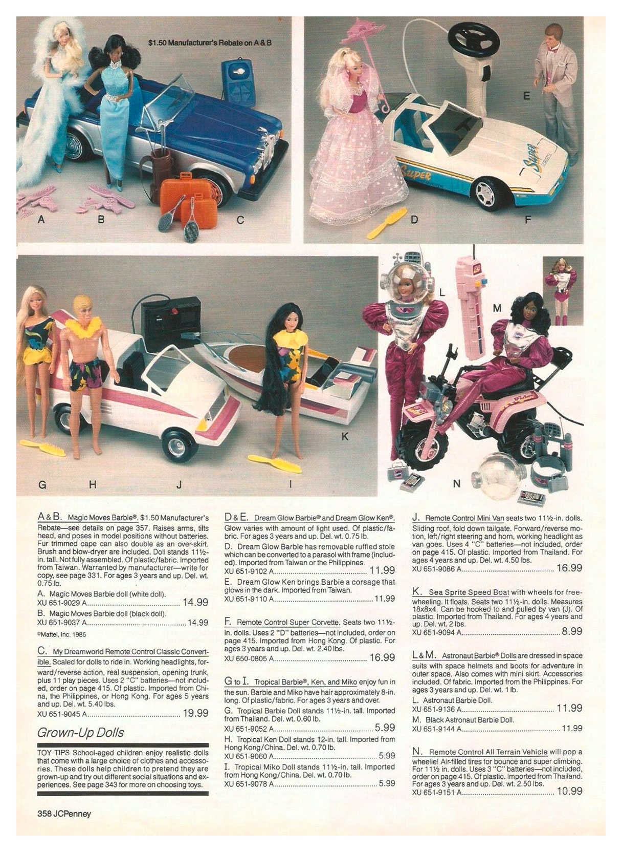 From 1986 JCPenney Christmas catalogue