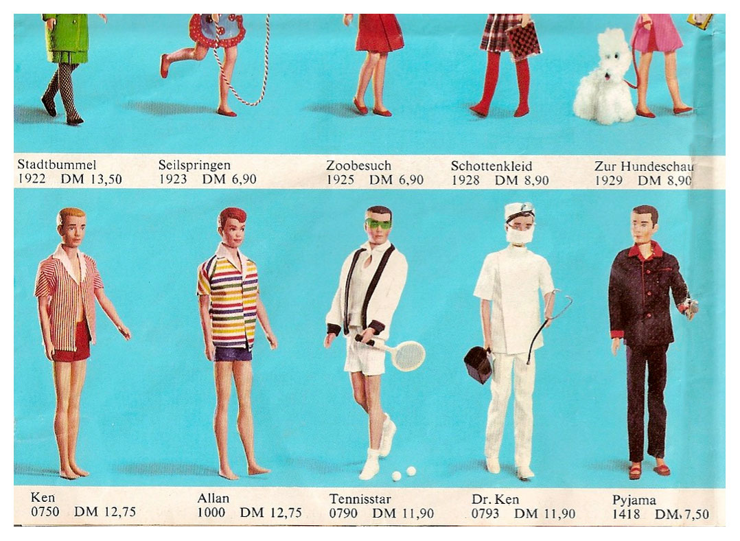 From 1966 German Barbie brochure