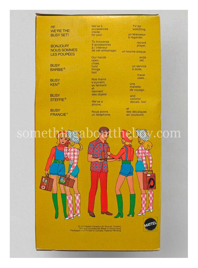1972 #3314 Busy Ken Canadian packaging