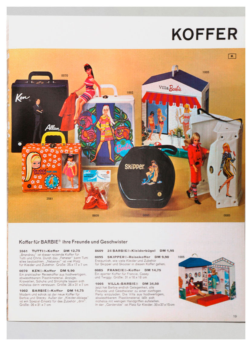 From 1968 German Mattel Spielzeug catalogue