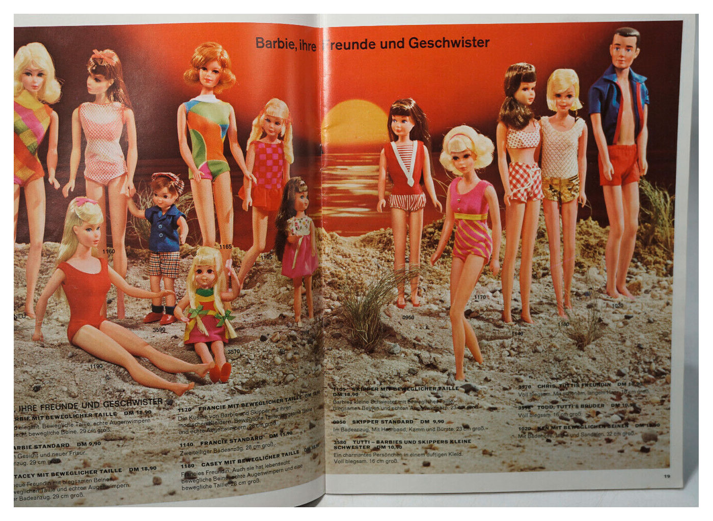 From 1969 German Mattel Spielzeug catalogue