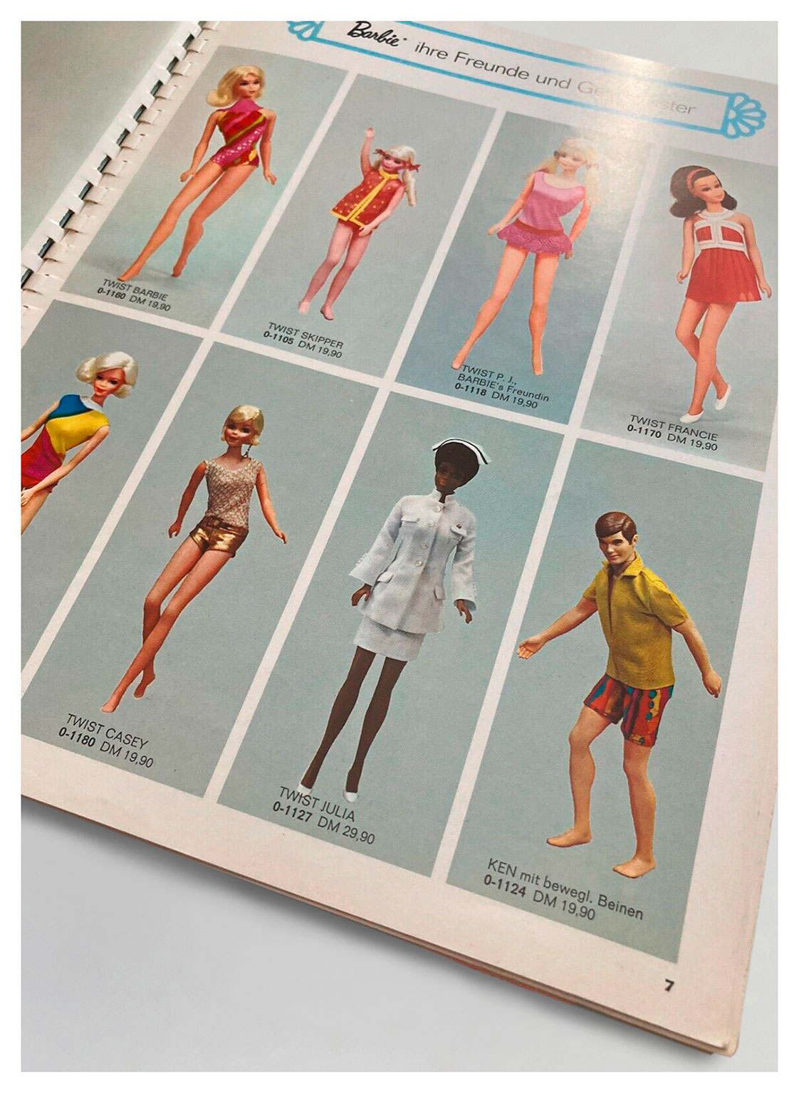 1971 German Mattel Spielzeug catalogue