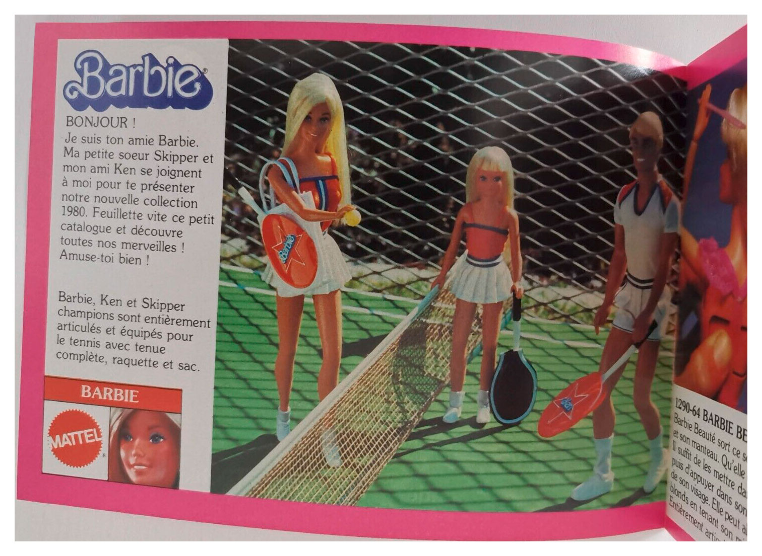 From 1980 French Barbie booklet