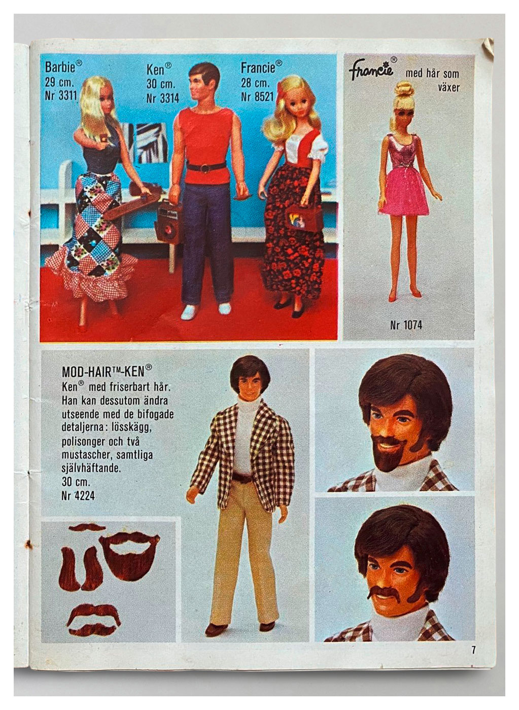 From 1973 Swedish Barbie booklet