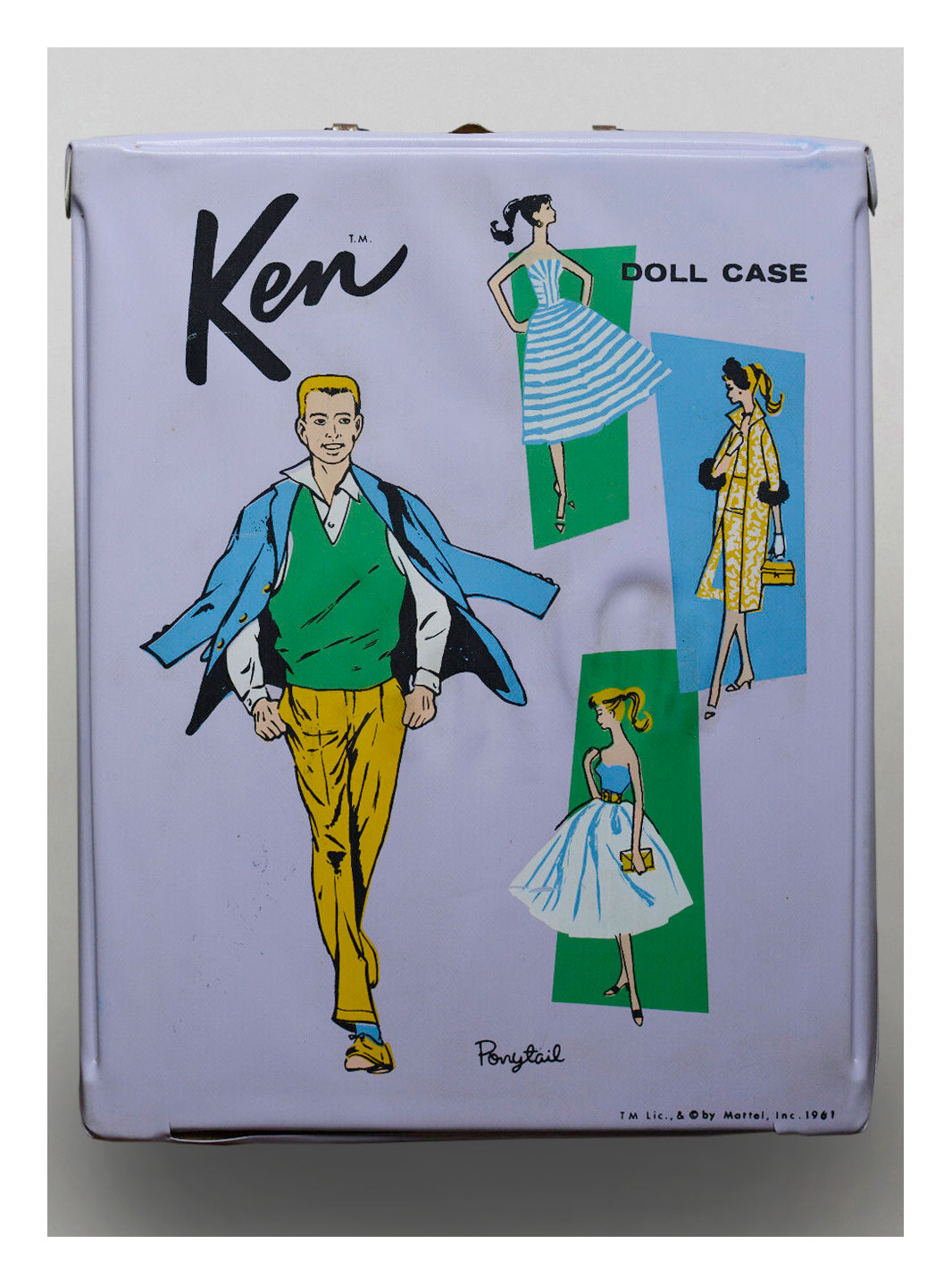 1962 #395 Ken Doll Case by SPP (lavender)