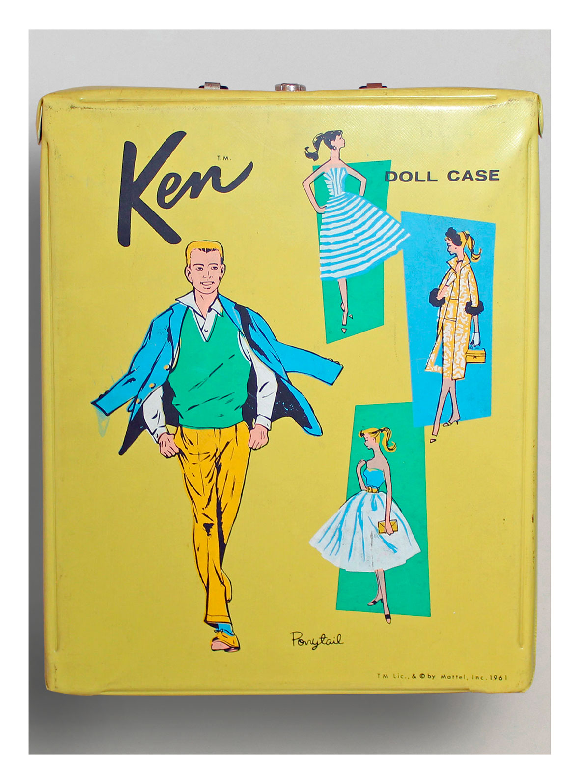 1962 #395 Ken Doll Case by SPP (yellow)