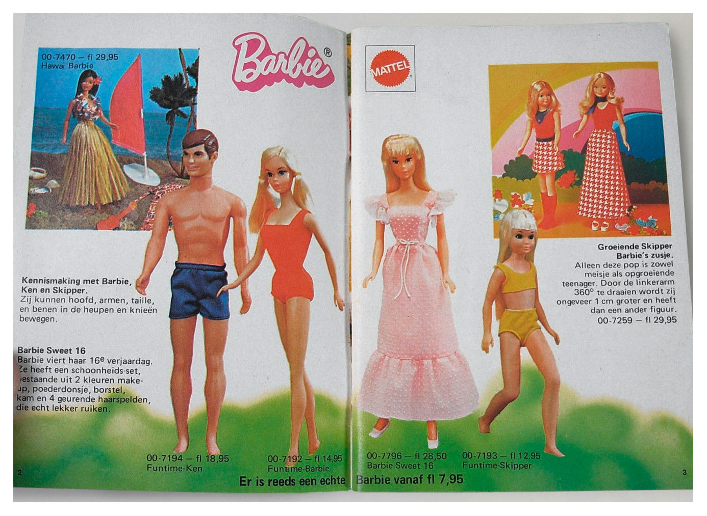 From 1975 Dutch Barbie booklet