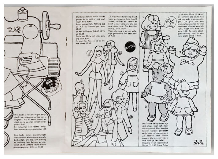 From 1970 Dutch De Bijenkorf catalogue
