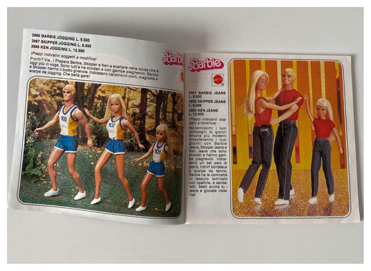 From 1982 Italian Barbie booklet