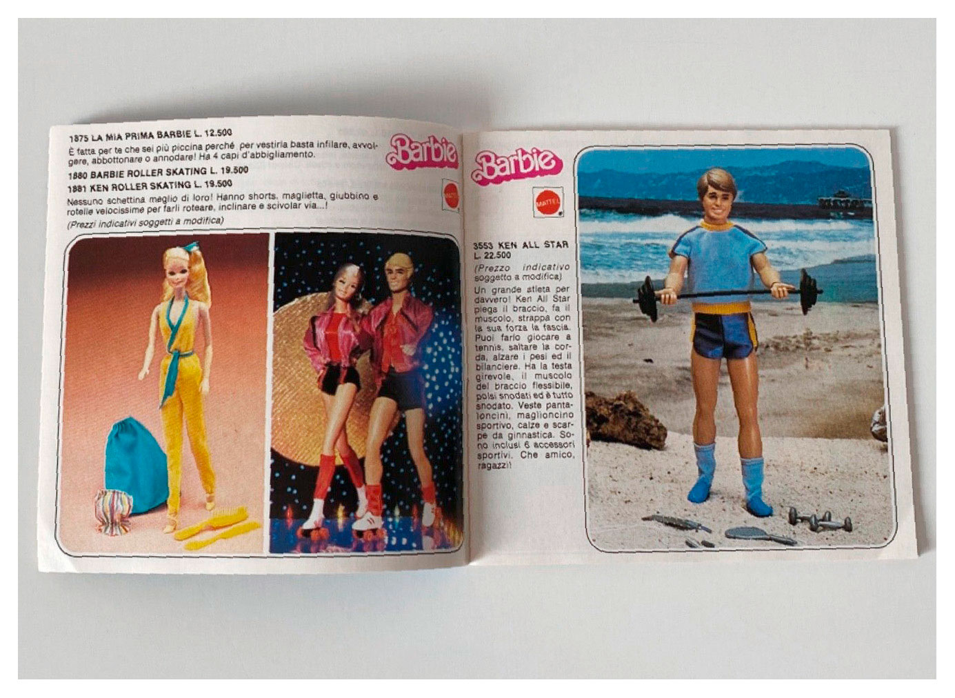 From 1982 Italian Barbie booklet
